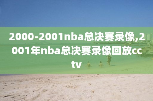 2000-2001nba总决赛录像,2001年nba总决赛录像回放cctv