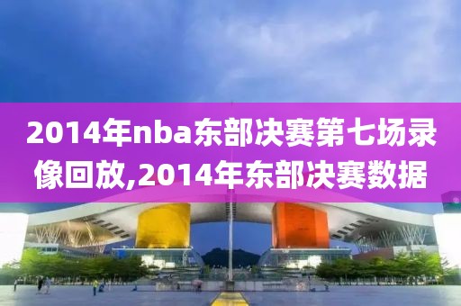 2014年nba东部决赛第七场录像回放,2014年东部决赛数据