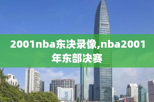 2001nba东决录像,nba2001年东部决赛