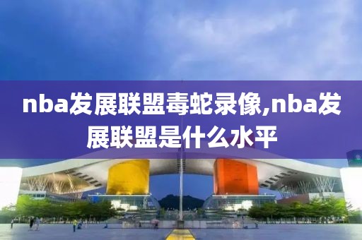 nba发展联盟毒蛇录像,nba发展联盟是什么水平