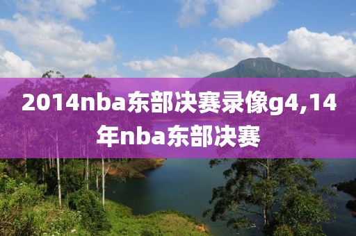 2014nba东部决赛录像g4,14年nba东部决赛