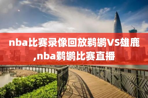 nba比赛录像回放鹈鹕VS雄鹿,nba鹈鹕比赛直播