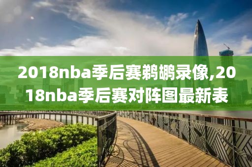 2018nba季后赛鹈鹕录像,2018nba季后赛对阵图最新表