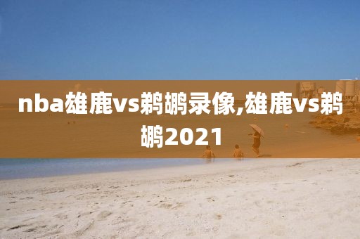 nba雄鹿vs鹈鹕录像,雄鹿vs鹈鹕2021