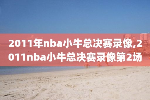 2011年nba小牛总决赛录像,2011nba小牛总决赛录像第2场